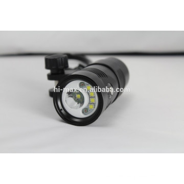 Tauchen Video Taschenlampe mit Ball Mount laufen in 1pcs 32650 Akku Tauchen Licht